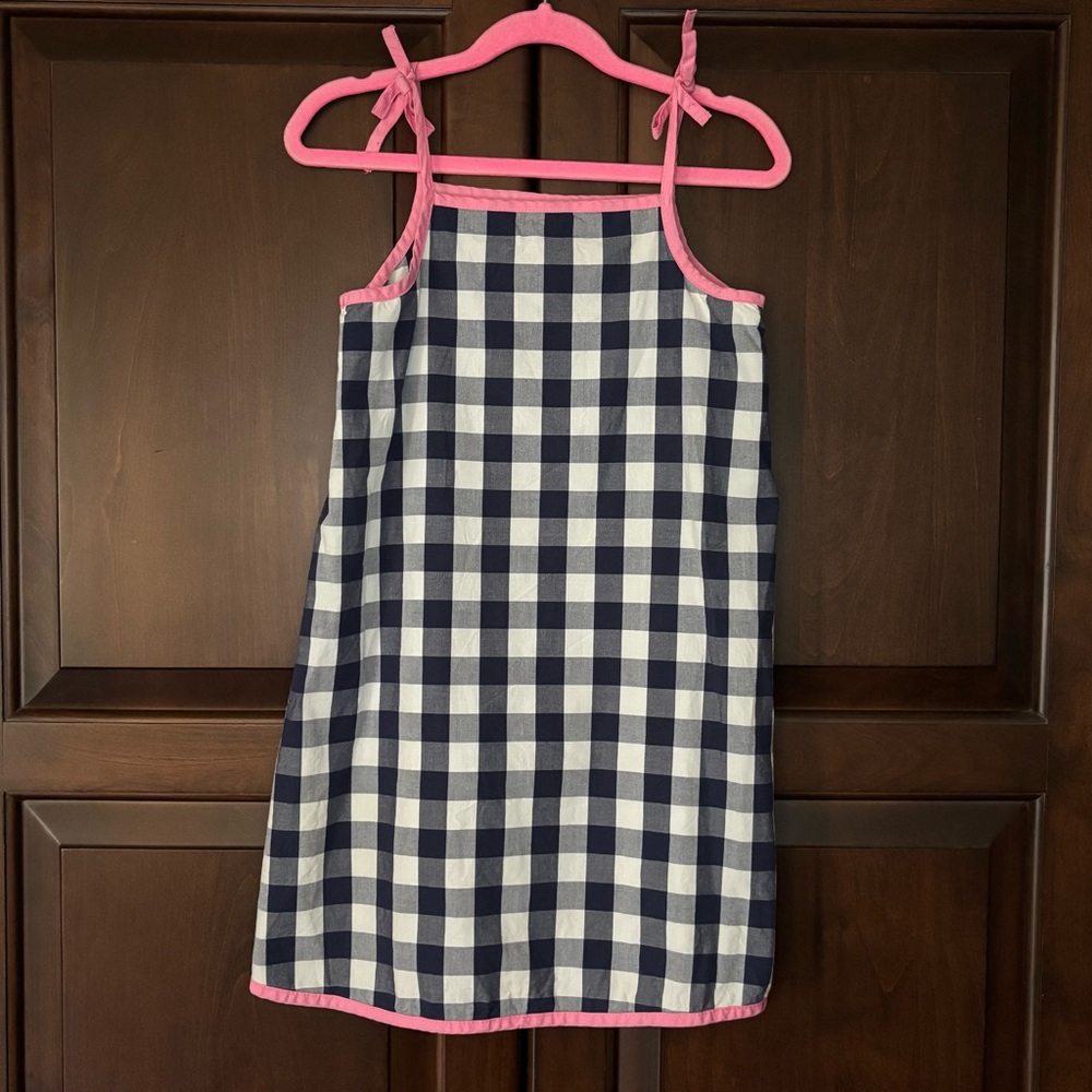 Hanna Andersson Gingham Sundress Pillowcase Style Dress